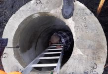 В Спутнике мужчина оказался в колодце на глубине 3 метра