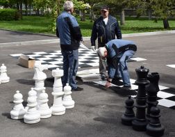 У мэрии Пензы установили большие шахматные фигуры