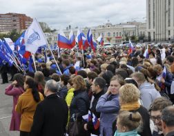 В Пензе прошел митинг в поддержку Путина