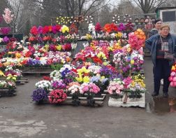 На Восточном кладбище оштрафовали торговцев цветами