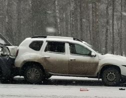 ﻿Снегопад в Пензе спровоцировал массовые ДТП