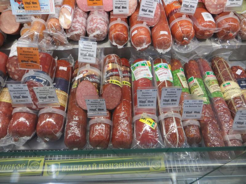 Пензенцев предупредили о росте цен на колбасу на 20%