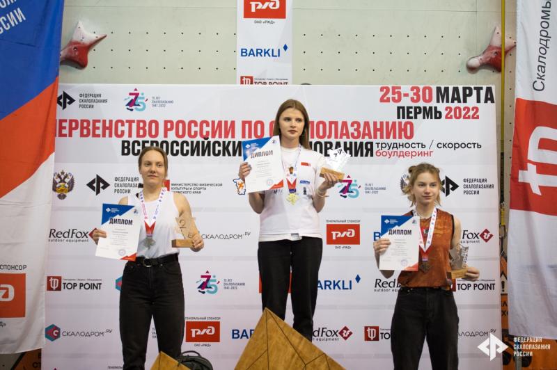 Пензенцы завоевали медали первенства России по скалолазанию