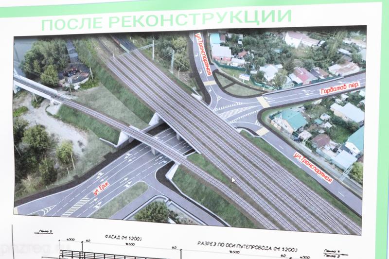 Реконструкцию путепровода на улице Ерик завершат раньше срока